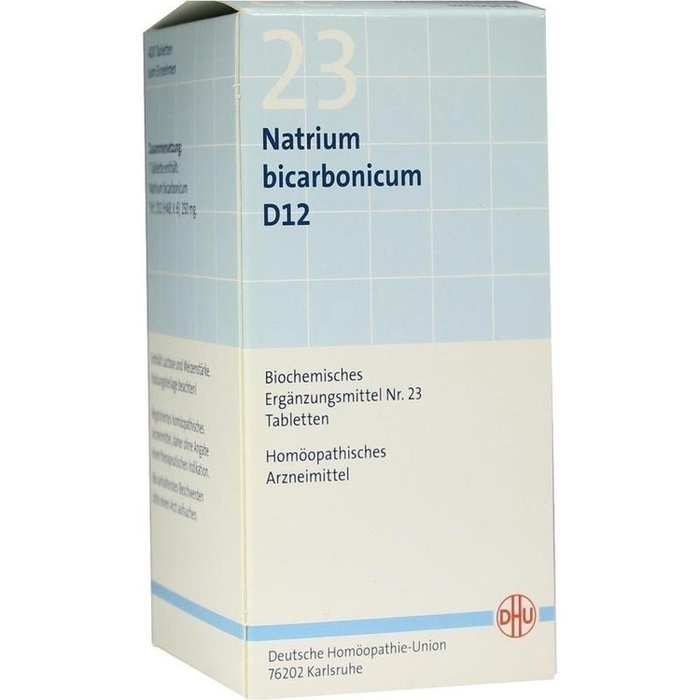 BIOCHEMIE DHU 23 Natrium Bicarbonicum D 12 Tabl 420 St Disapo De