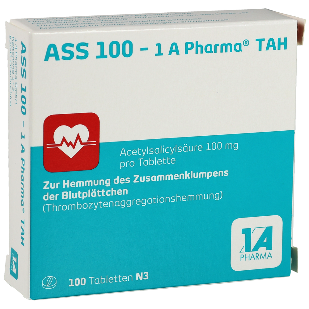 ASS 100 1A Pharma TAH