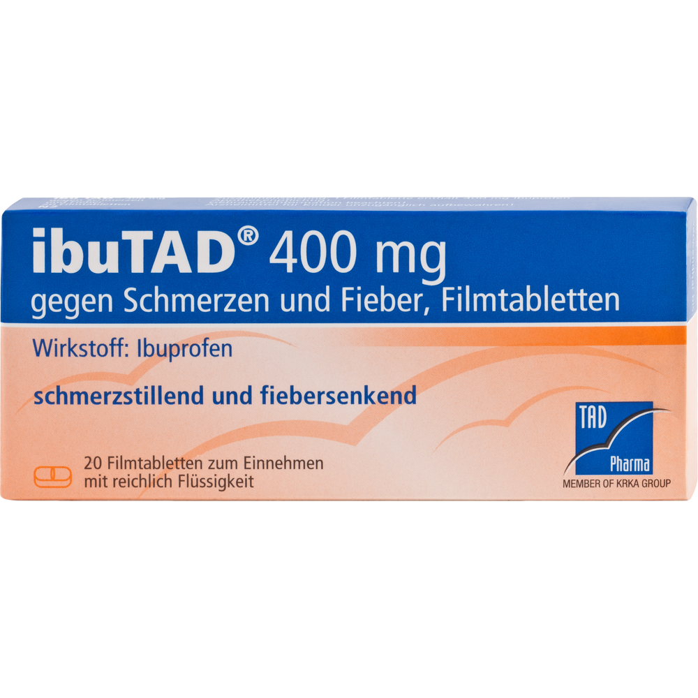IbuTAD 400 mg gegenSchmerzen und Fieber