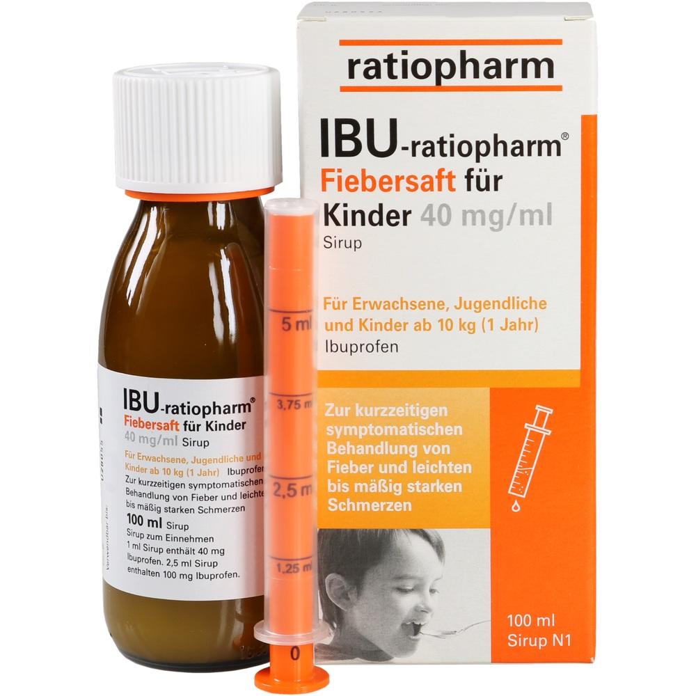 Ibu-Ratiopharm Fiebersaft Für Kinder 40mg/Ml von ratiopharm GmbH