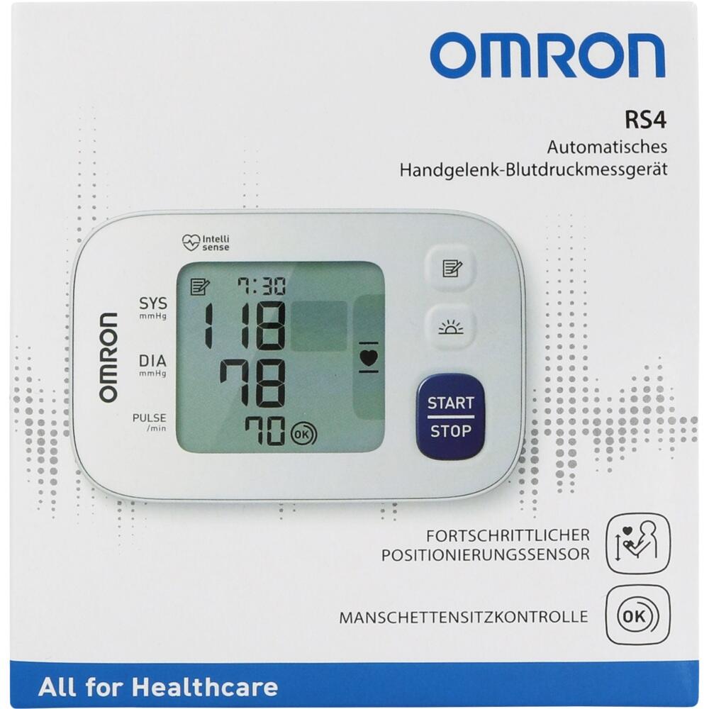 Omron Rs4 Handgelenk Blutdruckmessgerät Hem-6181-D von HERMES Arzneimittel  GmbH Dom-Apotheke Havelberg