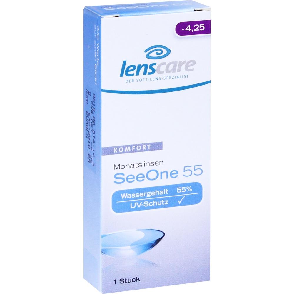 Lenscare SeeOne 55 Monatslinse -4,25 dpt 1 St
