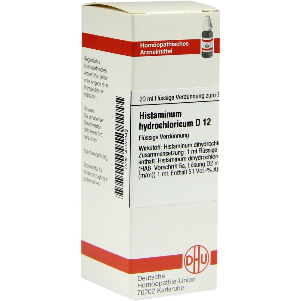 Histaminum hydrochloricum D 12 Dilution 20 ml
