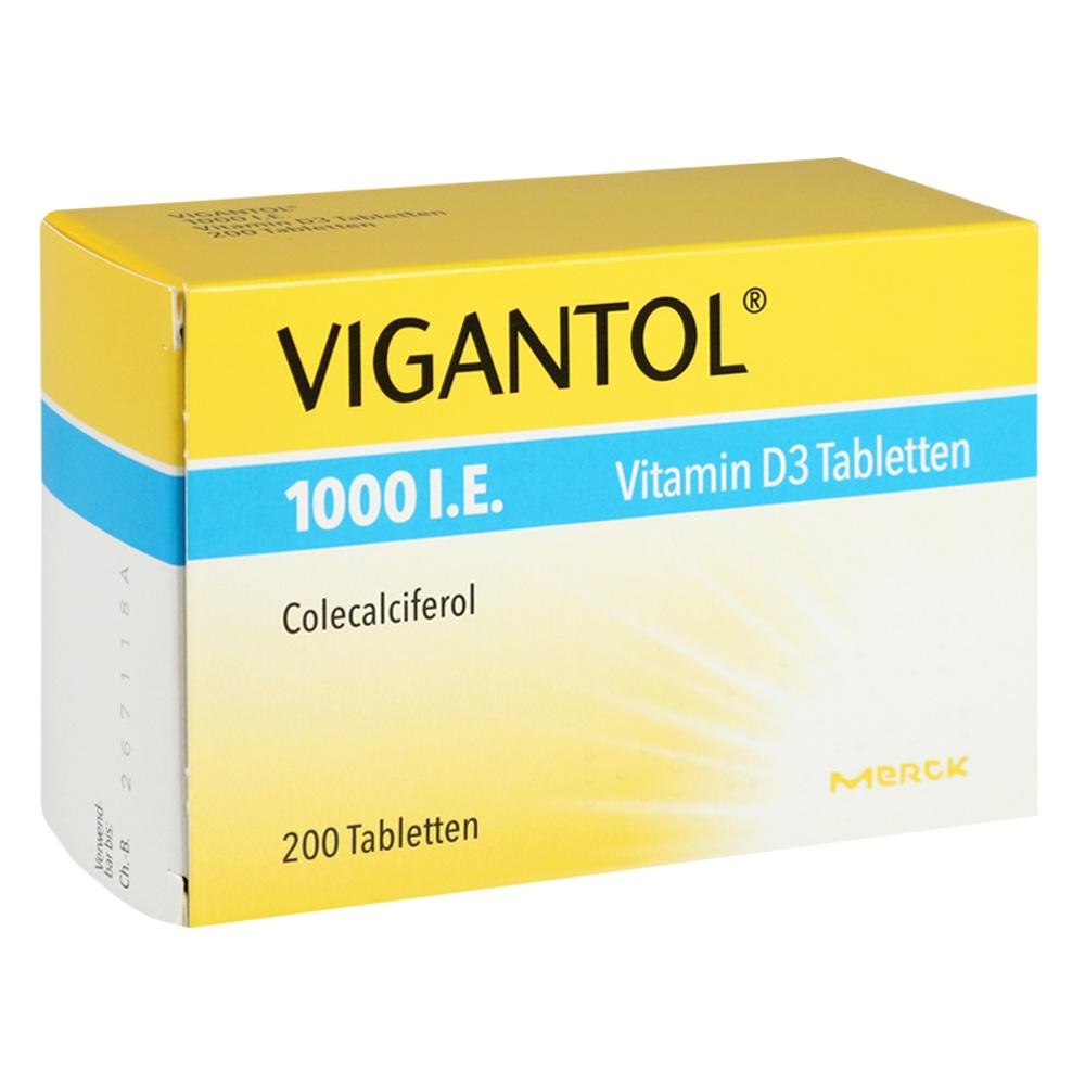 Vigantol 1000 I.E. Vitamin D3 Tabletten von Procter & Gamble GmbH Bären ...