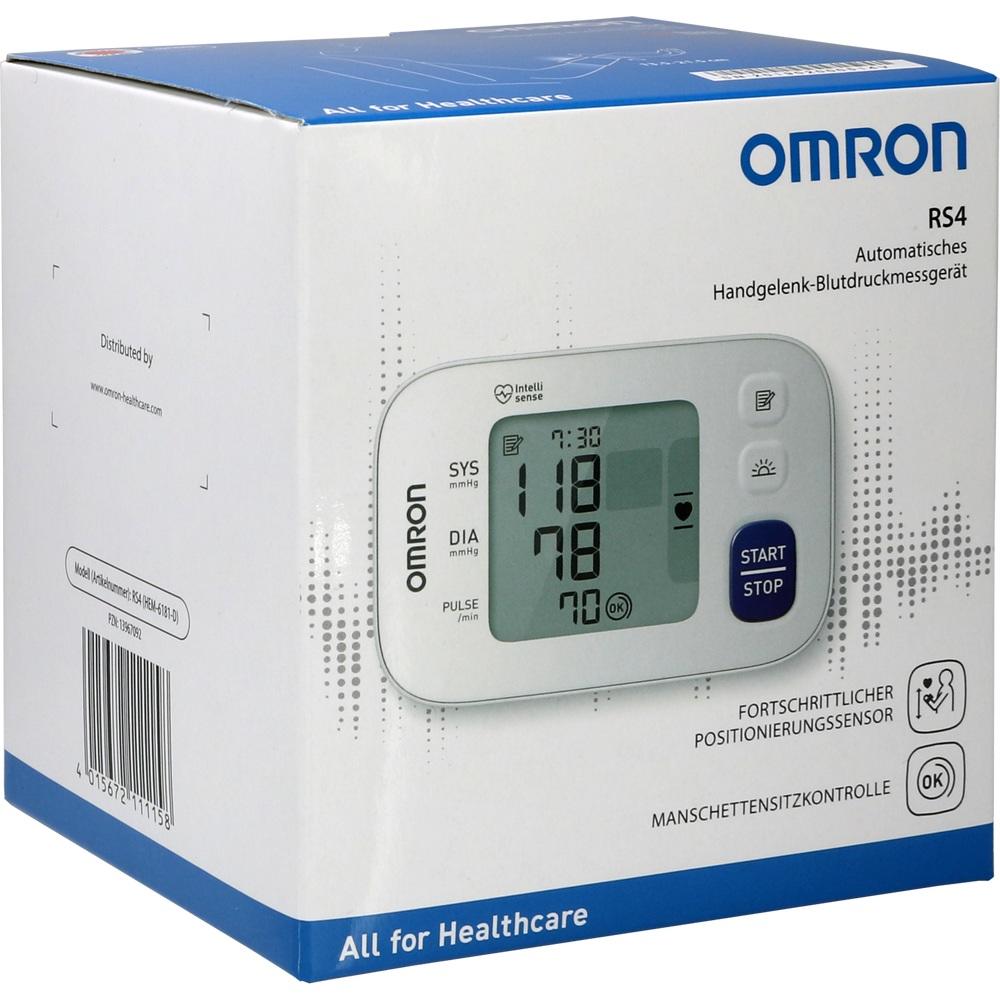 Omron Rs4 Handgelenk Blutdruckmessgerät Hem-6181-D von HERMES Arzneimittel  GmbH Dom-Apotheke Havelberg
