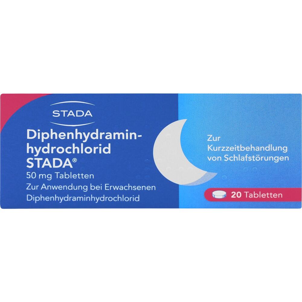 Diphenhydraminhydrochlorid Stada 50 Mg Tabletten von STADA GmbH St