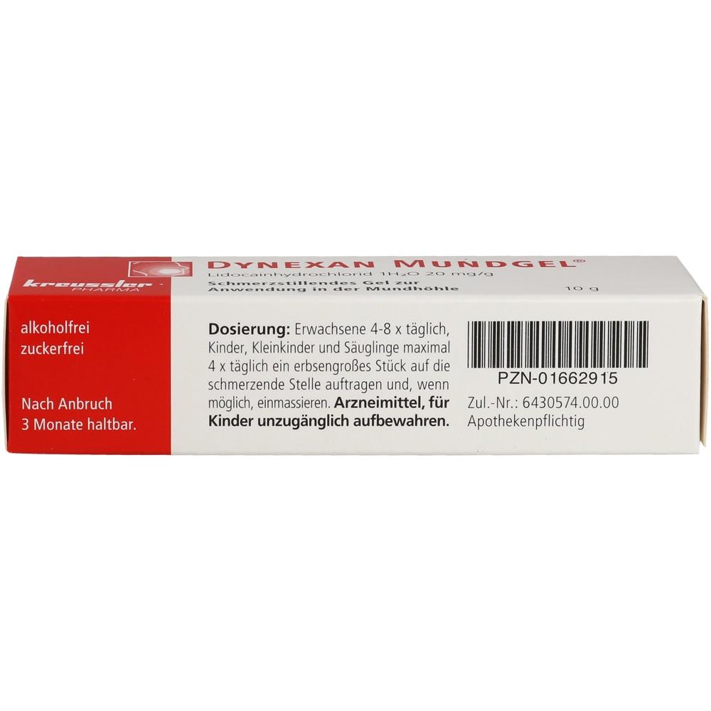 Dynexan Mundgel von Chem. Fabrik Kreussler & Co. GmbH Ahorn-Apotheke Essen