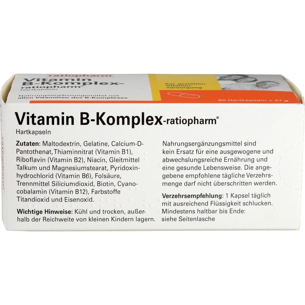 Vitamin B-Komplex-Ratiopharm von ratiopharm GmbH Apotheke am Kaufhof ...