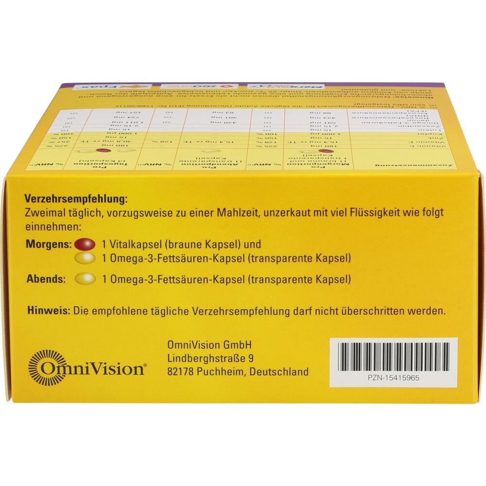 Centrovision Makula Omega 3 von OmniVision GmbH Apotheke am Markt 