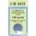 BATTERIEN Lithium 3V CR 1632