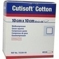 CUTISOFT Cotton Kompr.10x10 cm steril