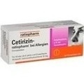 Cetirizin ratiopharm bei Allergie 10mg Filmtabletten