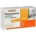 PARACETAMOL-ratiopharm 125 mg Zäpfchen