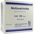 MULLZUSCHNITTE BW unsteril 20x20 cm