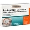 Pantoprazol-ratiopharm SK 20mg magensaftresistente Tabletten