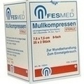 MULLKOMPRESSEN ES 7,5x7,5 cm steril 8fach