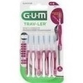 GUM TRAV-LER 1,4mm Kerze pink Interdental+6Kappen