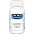 PURE ENCAPSULATIONS Vitamin K &amp; D Kapseln