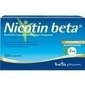 NICOTIN beta Fruitmint 2 mg wirkstoffhalt.Kaugummi