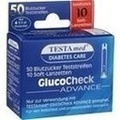 TESTAMED GlucoCheck Advance Teststreif.m.10 Lanz.