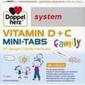 DOPPELHERZ Vitamin D+C Mini-Tabs family system