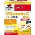 DOPPELHERZ Vitamin C 1000+D3+Zink DIRECT Pellets