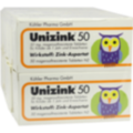 UNIZINK 50 enteric-coated tablets