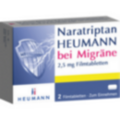 NARATRIPTAN Heumann bei Migräne 2,5 mg Filmtabl.