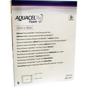 AQUACEL Ag Foam adhäsiv 25x30 cm Verband