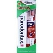 PARODONTAX mit Fluorid Zahnpasta+Zahnbürste
