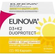 EUNOVA DuoProtect D3+K2 2000 I.E./80 μg Kapseln
