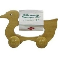 Wood Duck with Wheels for Massage