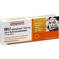 IBU-ratiopharm 400 mg acute pain relief tablets Film-coated tablets