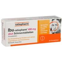 IBU RATIOPHARM 400 mg akut Analgésicos Comprimidos recubiertos con Película