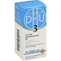 DHU BIOCHEMIE 3 Ferrum phosphor.D 3 Comprimidos