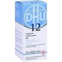 DHU BIOCHEMIE 12 Calcium sulfur.D 6 Comprimidos