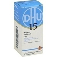 DHU BIOCHEMIE 15 Kalium jodatum D 12 Comprimidos