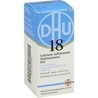 DHU BIOCHEMIE 18 Calcium sulfuratum D 12 Comprimidos