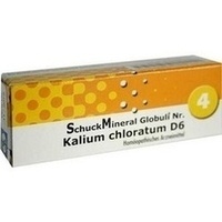 SCHUCK SCHUCKMINERAL Globuli 4 Kalium chloratum D6