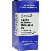 Biochemie 18 Calcium Sulfuratum D6 Tabletten