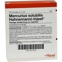 HEEL MERCURIUS SOLUB. Hahnem. INJEELE