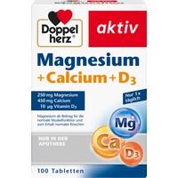 DOPPELHERZ Magnesium + Calcium + D3 Tablets
