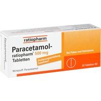 PARACETAMOL ratiopharm 500 mg Tabletten