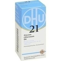 DHU BIOCHEMIE 21 Zincum chloratum D 6 Comprimidos