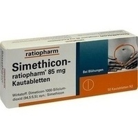 SIMETHICON ratiopharm 85 mg Tabletas masticables