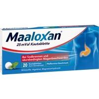 MAALOXAN 25 mVal chewable Tablets