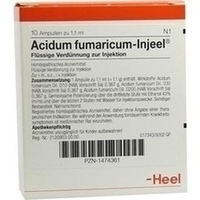 HEEL ACIDUM FUMARICUM INJEELE 1,1 ml