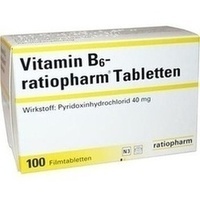 VITAMIN B 6 ratiopharm 40 mg Comprimidos recubiertos con Película