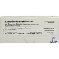 WELEDA BRYOPHYLLUM ARGENTO CULTUM Rh D 2 Ampoules