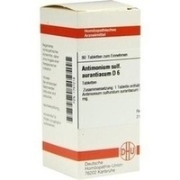 ANTIMONIUM SULFURATUM aurantiacum D 6 Tabletten